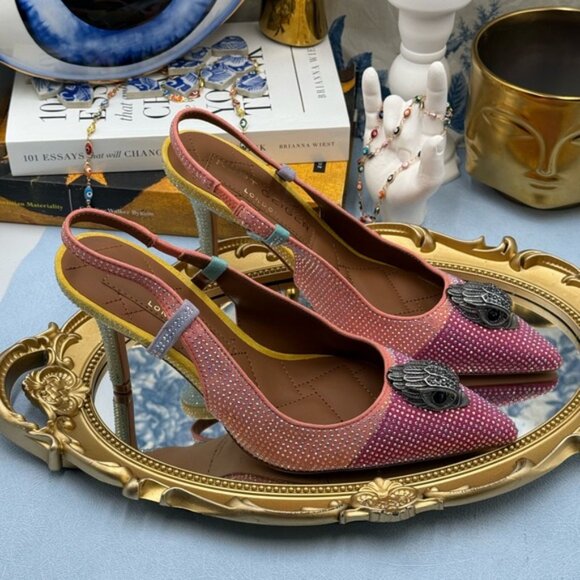 🆕 KURT GEIGER LONDON 🧿 NWOB Belgravia Crystal Embellished Slingback, Sz 36 US6 - Picture 15 of 15